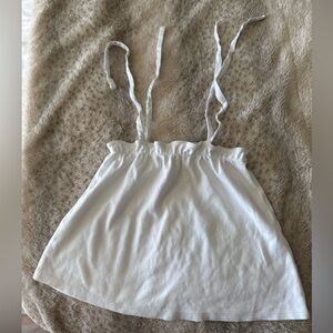 The Beaufort Bonnet Company White Tie-Shoulder Top – Size 8 🤍 girls top